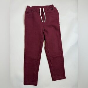 Kids Maroon Jogger Pants